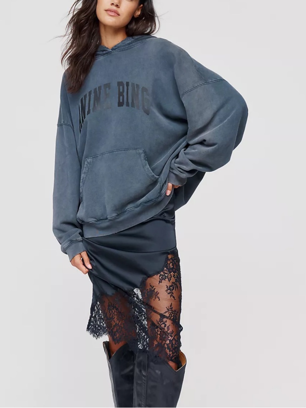 Anine Bing Harvey 100% Cotton Sweatshirt